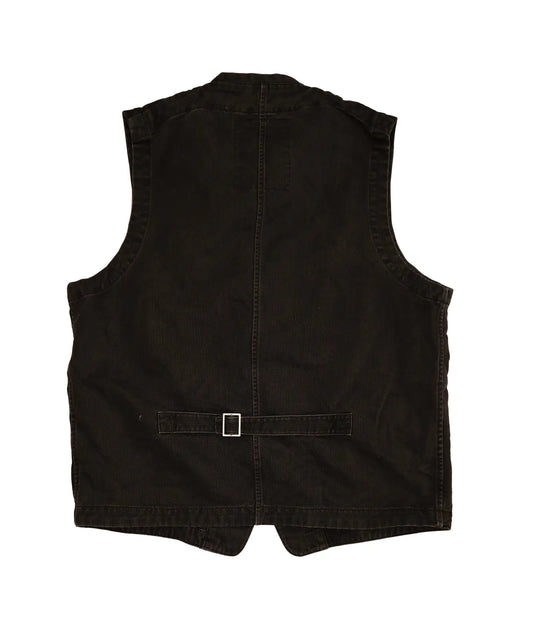 A Timeless Essential: Pre-Loved Black Denim Vest