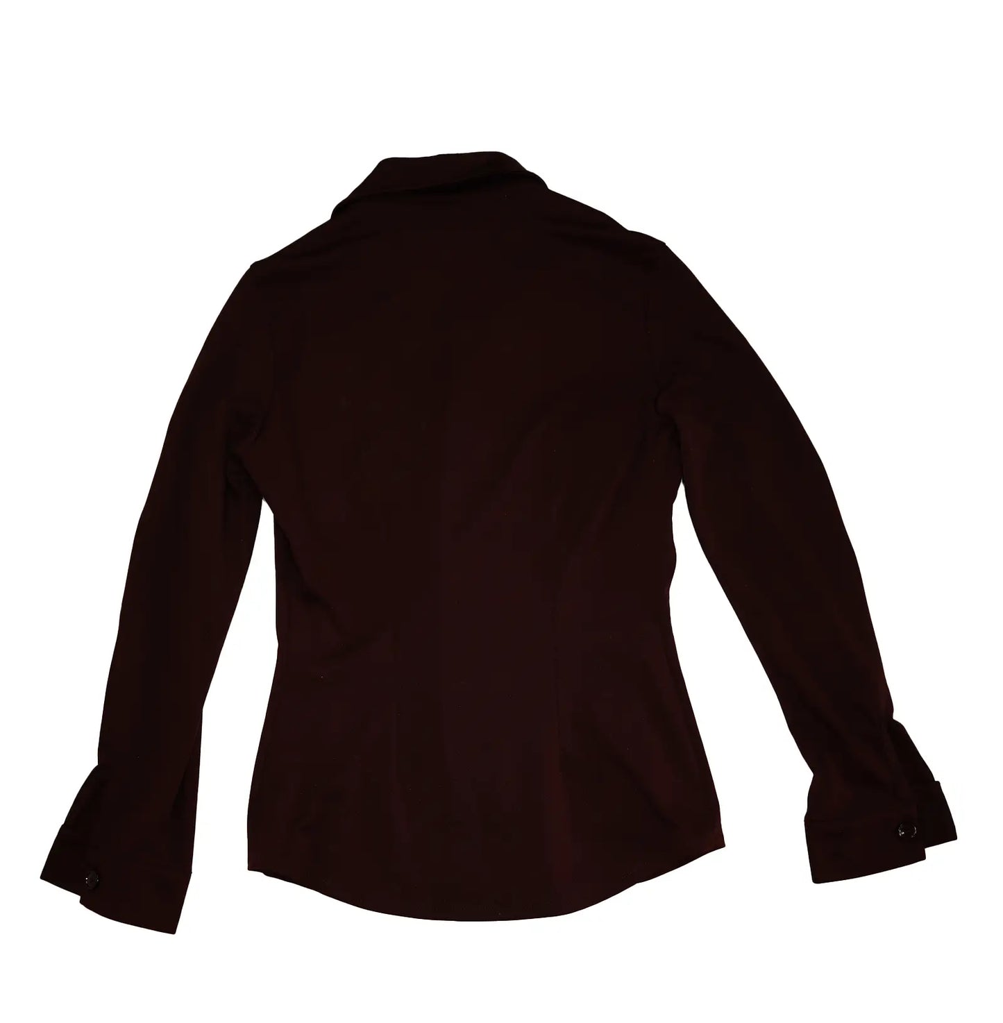 Vintage Bordeaux FUSION Blouse: Effortless Elegance for the Modern Woman