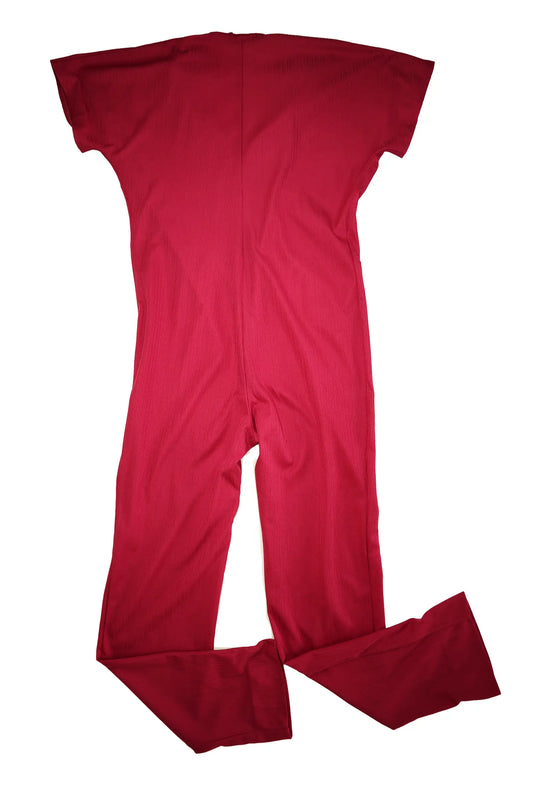 Bold & Beautiful: Vintage Fuschia Jumpsuit by Confezioni Fossombrone