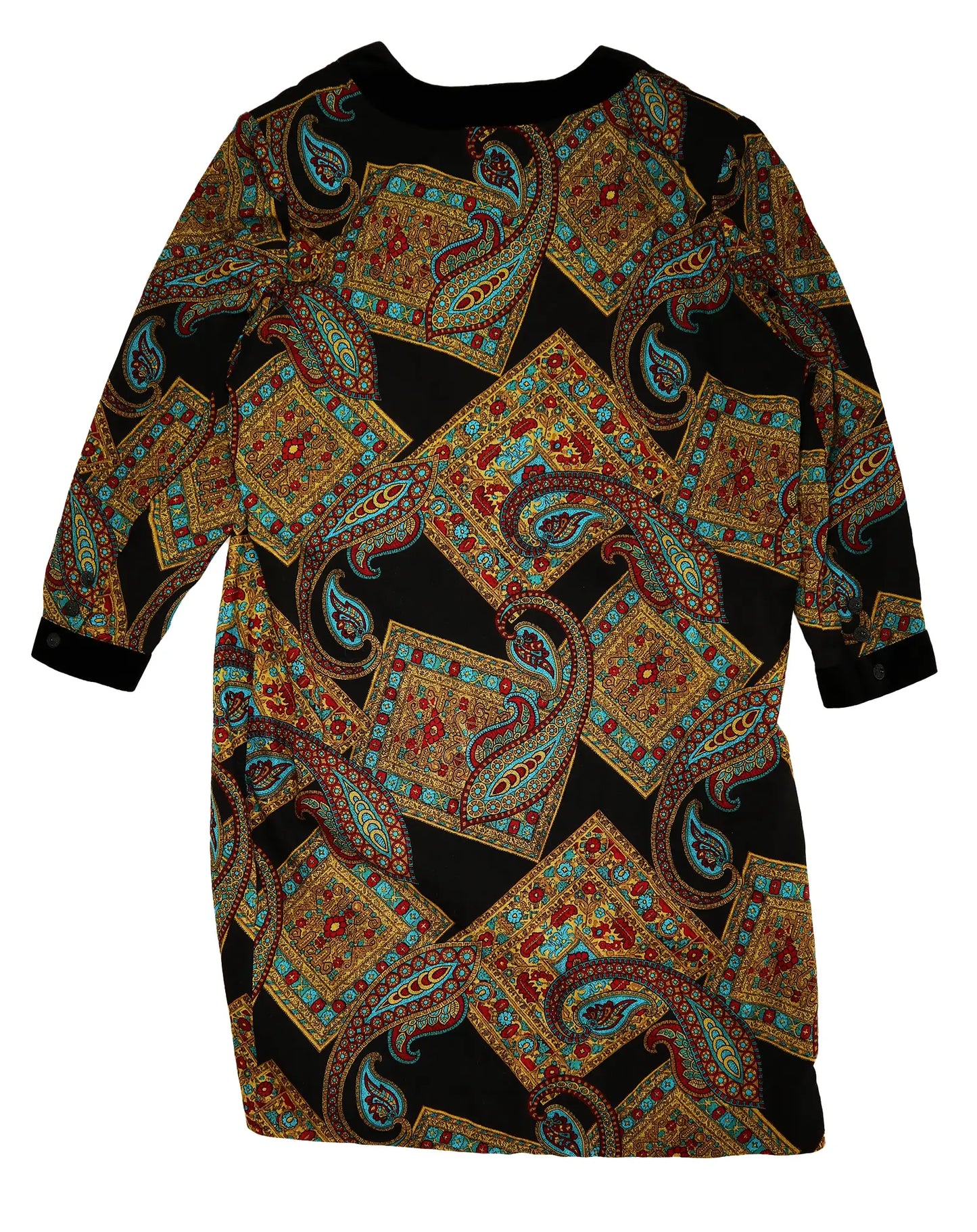 Bohemian Rhapsody: Vintage Paisley Shift Dress